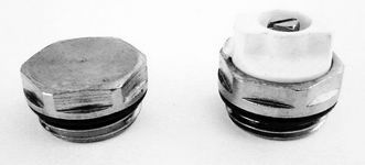 Entlüftungsventil, Stopfen